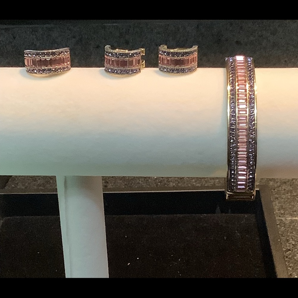 Heidi Daus Matching Bracelet, Earrings, Ring